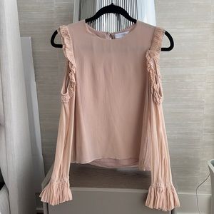 INTERMIX pink blouse